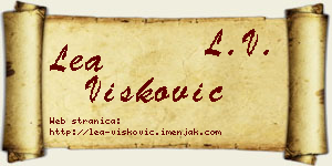 Lea Višković vizit kartica
